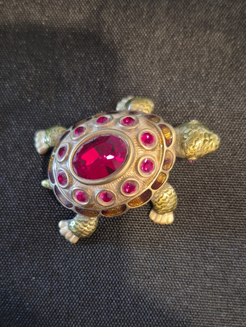 Jay Stongwater January Birthstone Turtle Trinket Box